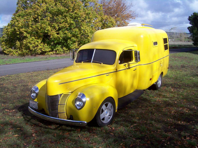 Illustration for article titled For $17,000, Could This Custom “1940 Ford” Camper Be A Phoenix Rising?